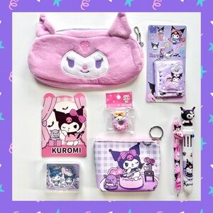 💜(KUR327) Kuromi Adorable 8-Piece Stocking Stuffer Mini Bundle!